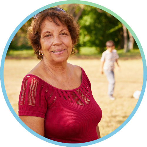 Portrait Of Confident And Happy Grandmother  Smiling At Camera While - hypertension know your numbers