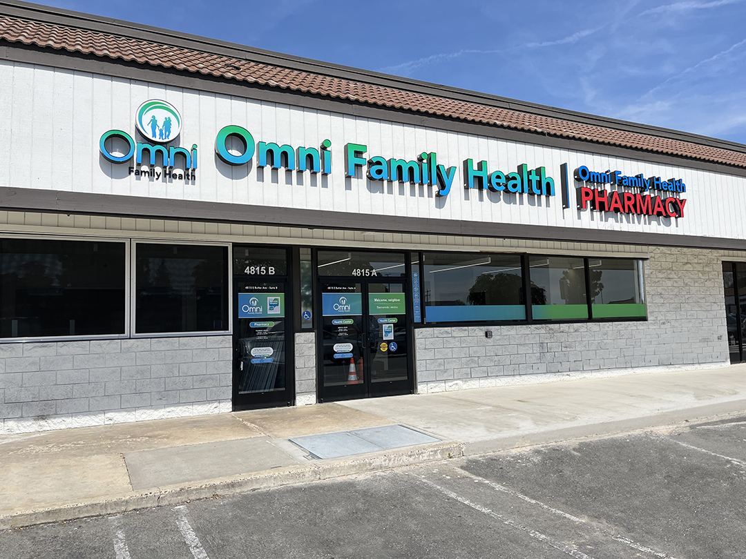 Omni Family Health's newest health center in Fresno, CA, now open at 4815 E Butler Ave. Omni offers family practice and behavioral health services.