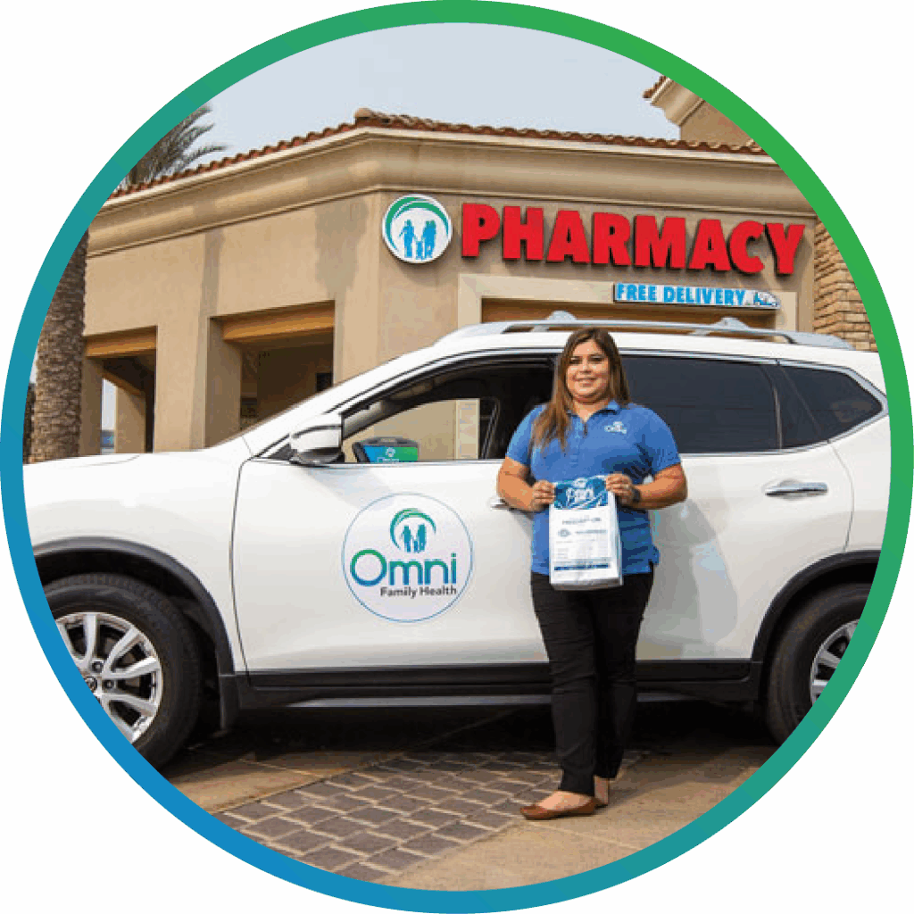 Pharmacy delivery team